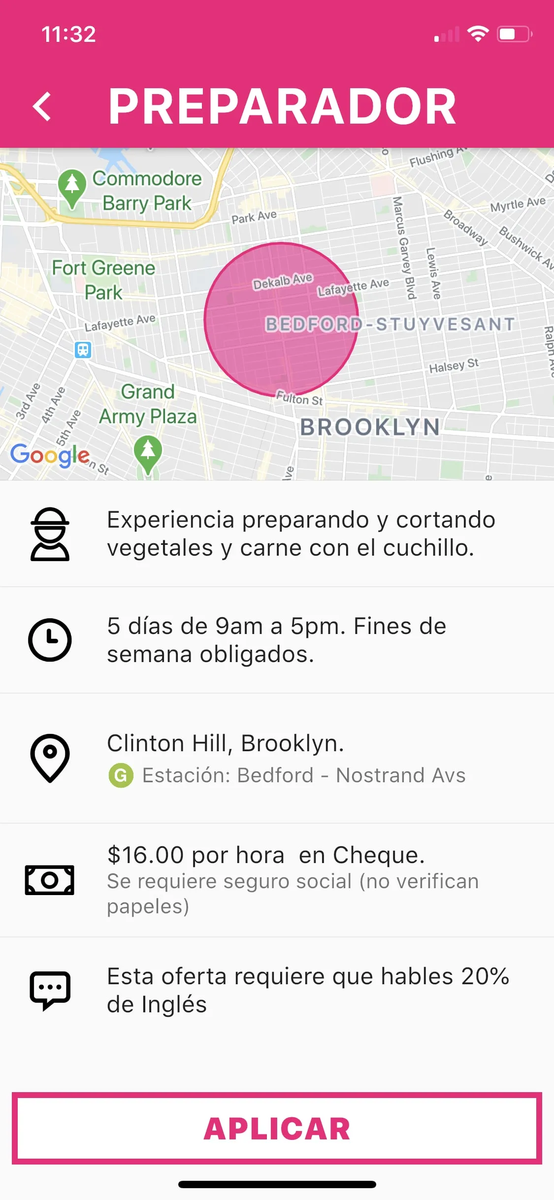 Pantalla de Desarrollo de Aplicación Móvil y Web para ChambApp